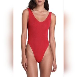The Mara Ribbed One-Piece Swimsuit BOUND BY BOND-EYE